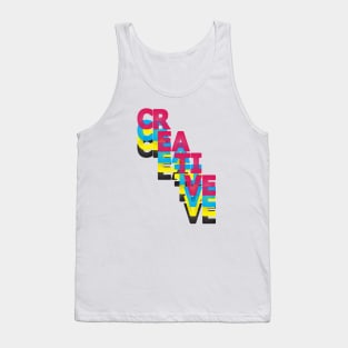 Creative CMYK Tank Top